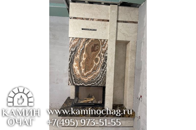 Каминная облицовка из натурального камня
