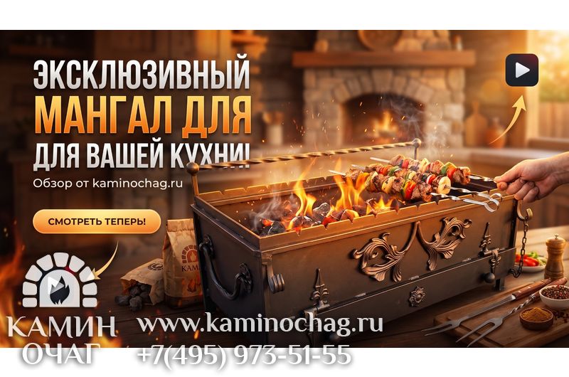 Встраиваемый мангал тип №1