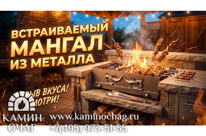 Встраиваемый мангал ВМ-1